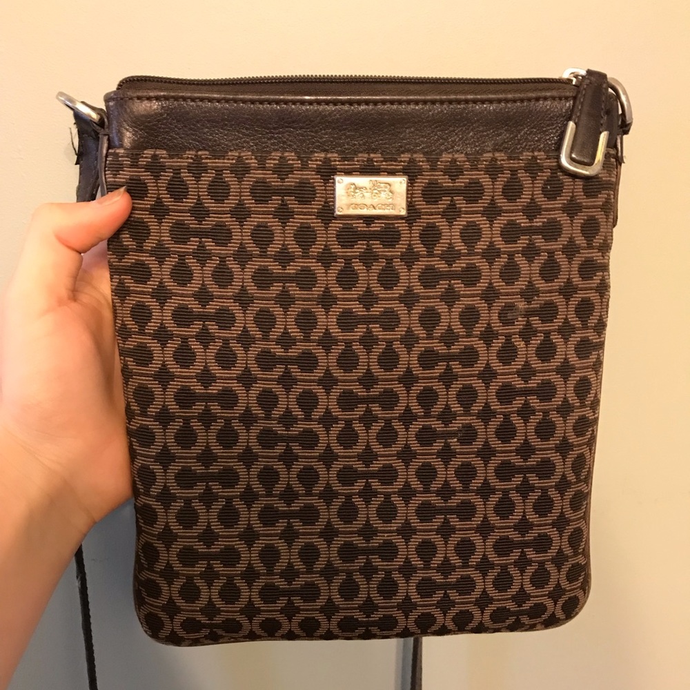 Signature Coach crossbody bag